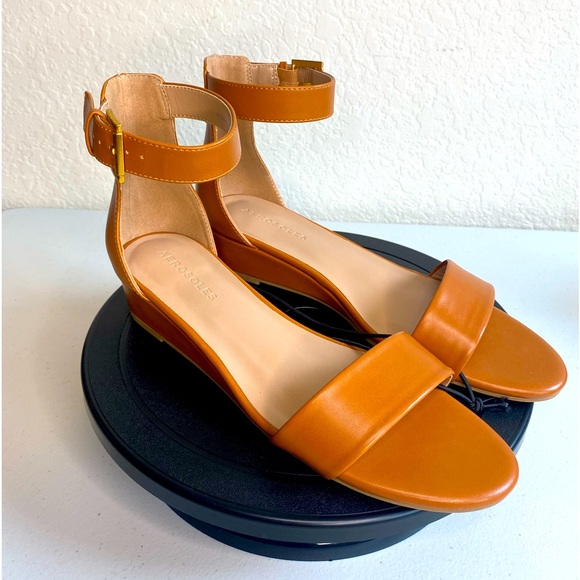 AEROSOLES Shoes - Aerosoles Willowbrook Wedge Sandal Tan